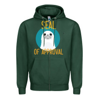 Sports Green Seal of Approval Zipper Hoodie - Bettercallsaul