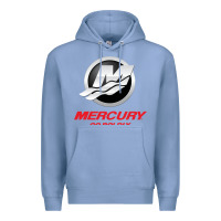 Colony Blue Mercury Marine Outboard Boat Premium Hoodie - ArtChic