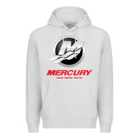 Dove Grey Mercury Marine Outboard Boat Premium Hoodie - ArtChic
