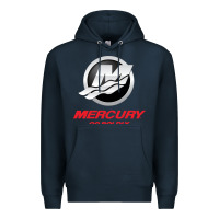 Navy Mercury Marine Outboard Boat Premium Hoodie - ArtChic