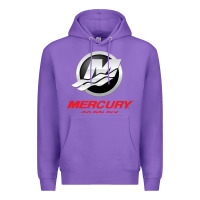Purple Mercury Marine Outboard Boat Premium Hoodie - ArtChic