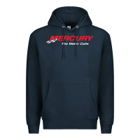Navy Mercury Marine Outboard Boat Premium Hoodie - ArtChic