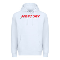 White Mercury Marine Outboard Boat Premium Hoodie - ArtChic