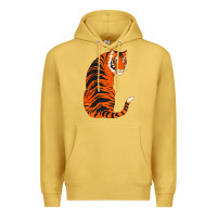 Antique Gold tiger Premium Hoodie - ArtChic