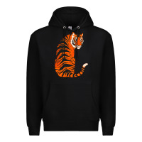 Black tiger Premium Hoodie - ArtChic