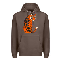 Coffee tiger Premium Hoodie - ArtChic