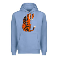 Colony Blue tiger Premium Hoodie - ArtChic
