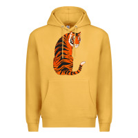 Mustard tiger Premium Hoodie - ArtChic