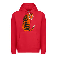 Red tiger Premium Hoodie - ArtChic