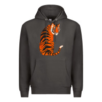 Smoke tiger Premium Hoodie - ArtChic