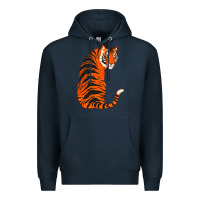 Navy tiger Premium Hoodie - ArtChic