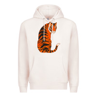 Pale Pink tiger Premium Hoodie - ArtChic