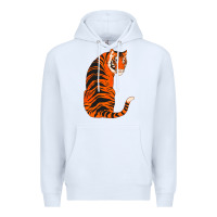 White tiger Premium Hoodie - ArtChic
