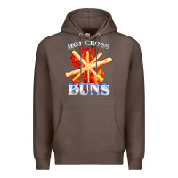 Coffee hot cross buns t shirt Premium Hoodie - ArtChic