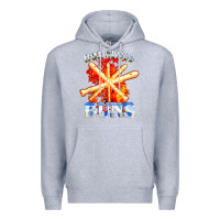 Heather Grey hot cross buns t shirt Premium Hoodie - ArtChic