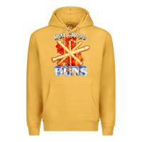 Mustard hot cross buns t shirt Premium Hoodie - ArtChic