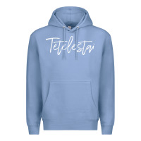 Colony Blue Tetelestai, Greek It Is Finished, Christian Easter Premium Hoodie - ArtChic