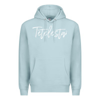 Blue Mist Tetelestai, Greek It Is Finished, Christian Easter Premium Hoodie - ArtChic