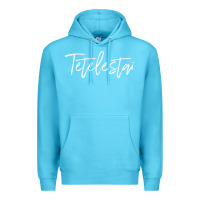 Ocean Blue Tetelestai, Greek It Is Finished, Christian Easter Premium Hoodie - ArtChic