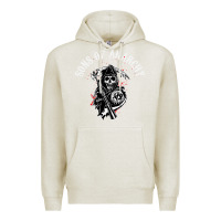 Oatmeal Heather horror skull sons of anarchy Premium Hoodie - ArtChic