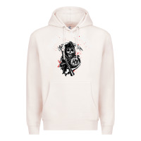 Pale Pink horror skull sons of anarchy Premium Hoodie - ArtChic