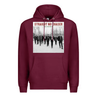 Burgundy Straight No Chaser Social Christmasing Premium Hoodie - ArtChic