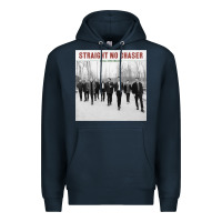 Navy Straight No Chaser Social Christmasing Premium Hoodie - ArtChic