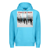Ocean Blue Straight No Chaser Social Christmasing Premium Hoodie - ArtChic