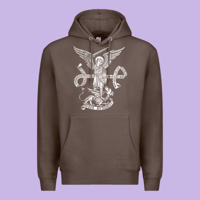 St Michael Archangel Catholic Angel Defend Us Premium Hoodie Designed By Artchic