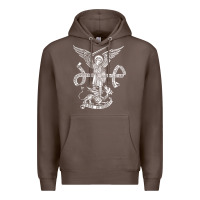 Coffee st michael archangel catholic angel defend us Premium Hoodie - ArtChic