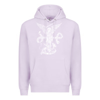 Lilac st michael archangel catholic angel defend us Premium Hoodie - ArtChic