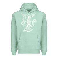 Seafoam st michael archangel catholic angel defend us Premium Hoodie - ArtChic