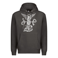 Smoke st michael archangel catholic angel defend us Premium Hoodie - ArtChic