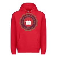 Red College of  central state Wilberfroce 1887 Premium Hoodie - ArtChic