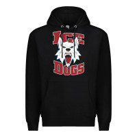Black Fairbanks Ice Dogs Premium Hoodie - ArtChic