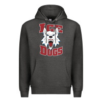 Charcoal Heather Fairbanks Ice Dogs Premium Hoodie - ArtChic