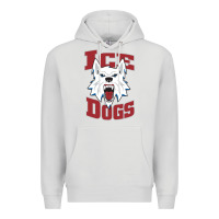 Dove Grey Fairbanks Ice Dogs Premium Hoodie - ArtChic