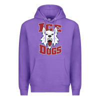 Purple Fairbanks Ice Dogs Premium Hoodie - ArtChic