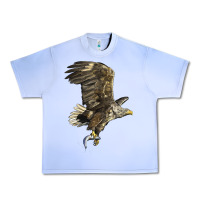 Grape Ice American White Sea Eagle Urban Heavy Tee - LillyAllenDesigns