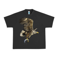 Pigment Black American White Sea Eagle Urban Heavy Tee - LillyAllenDesigns