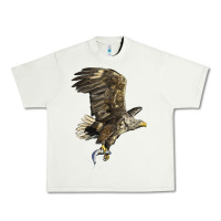 Pistachio American White Sea Eagle Urban Heavy Tee - LillyAllenDesigns