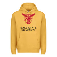 Mustard ball.state.university.merch Premium Hoodie - ArtChic