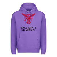 Purple ball.state.university.merch Premium Hoodie - ArtChic