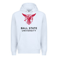 White ball.state.university.merch Premium Hoodie - ArtChic