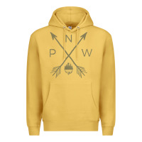Antique Gold pacific northwest mountain  cool pnw pacific northwest t shirt Premium Hoodie - ArtChic