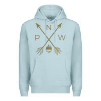 Blue Mist pacific northwest mountain  cool pnw pacific northwest t shirt Premium Hoodie - ArtChic