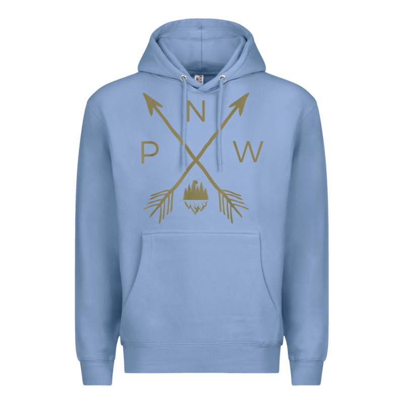 Pacific Northwest Mountain  Cool Pnw Pacific Northwest T Shirt Premium Hoodie by ArtChic | Teevron