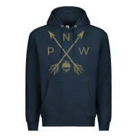 Navy pacific northwest mountain  cool pnw pacific northwest t shirt Premium Hoodie - ArtChic