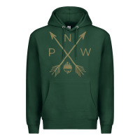 Sports Green pacific northwest mountain  cool pnw pacific northwest t shirt Premium Hoodie - ArtChic