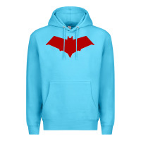 Ocean Blue red hood Premium Hoodie - ArtChic